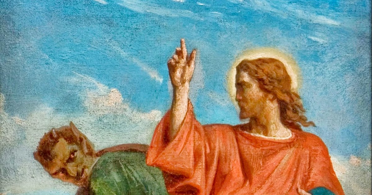 jesus goes into the wilderness to pray