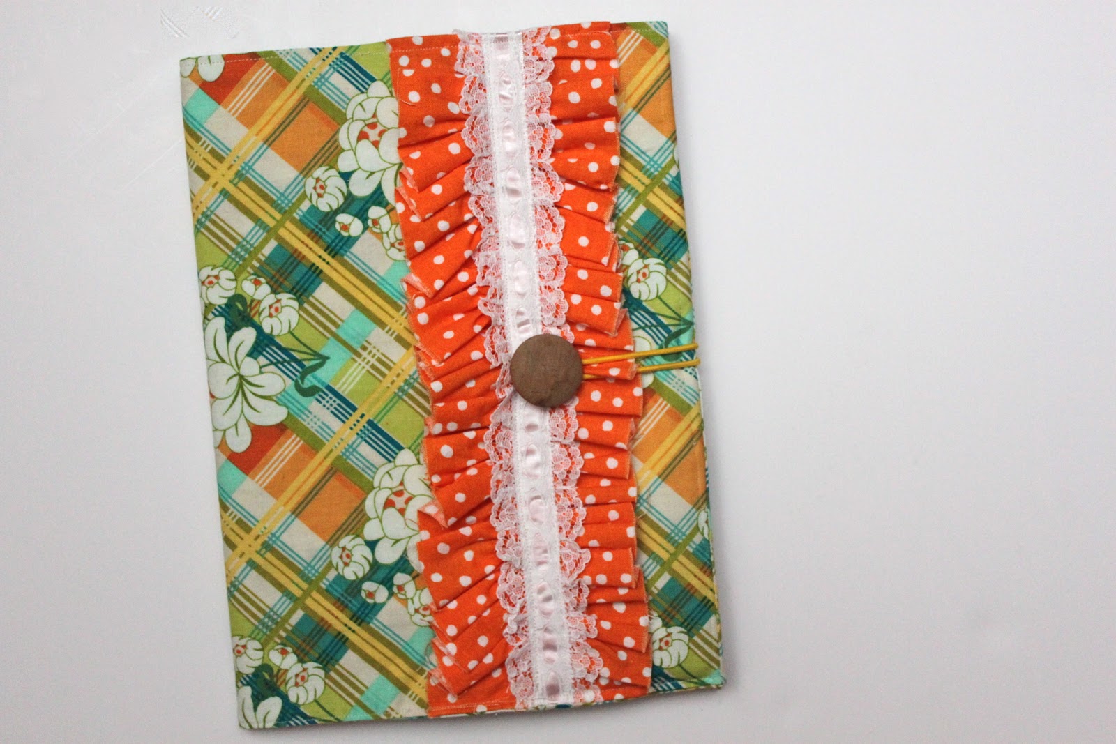 Fabric Composition Notebook Cover {Tutorial} Smashed Peas & Carrots