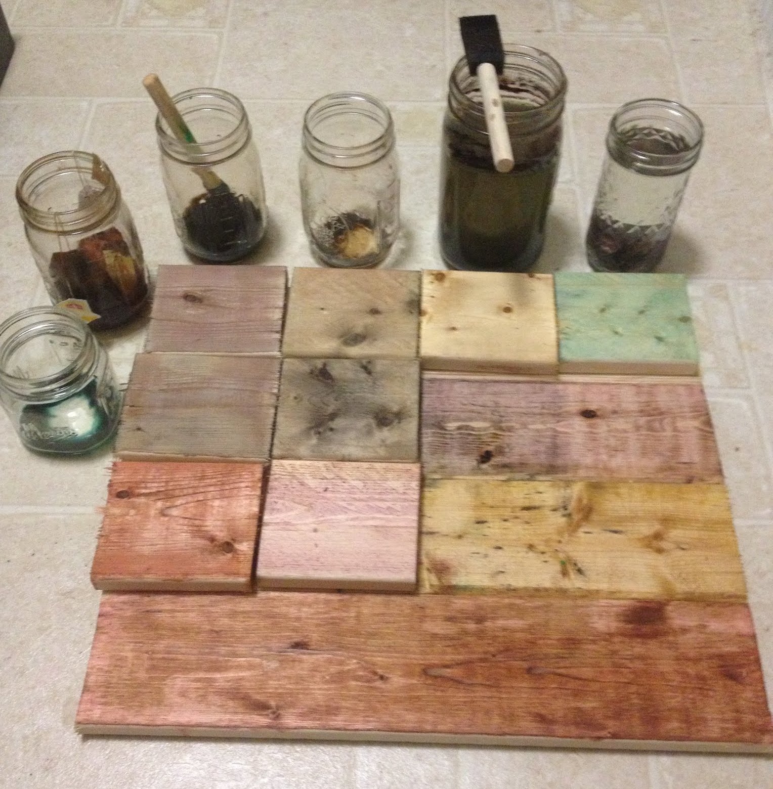 How do you stain wood?