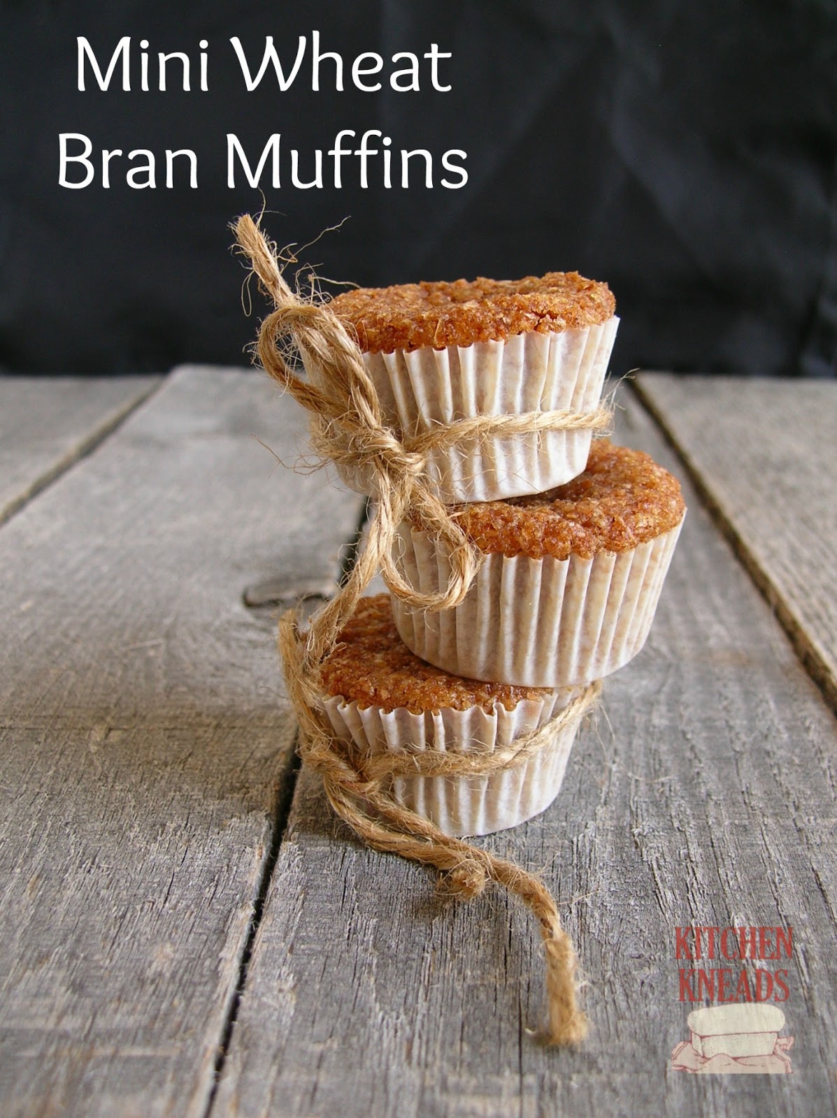 Mini Wheat Bran Muffins Kitchen Kneads