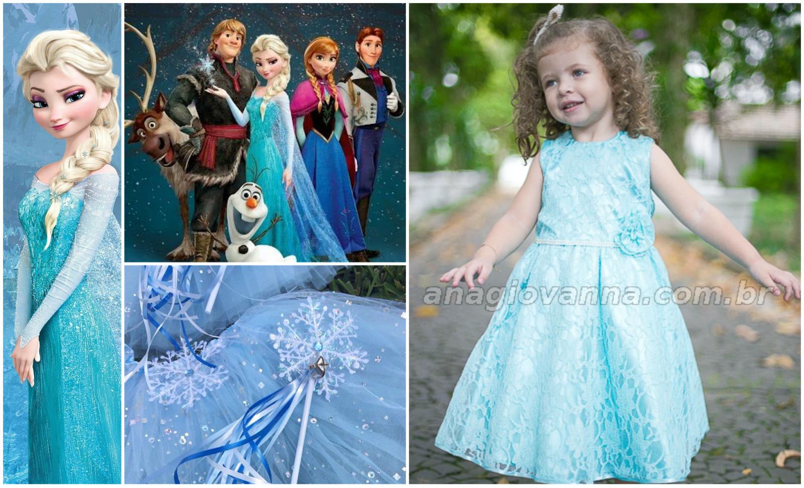 4 Modelos de vestidos para festa Frozen 4 Modelos de vestidos para festa Frozen