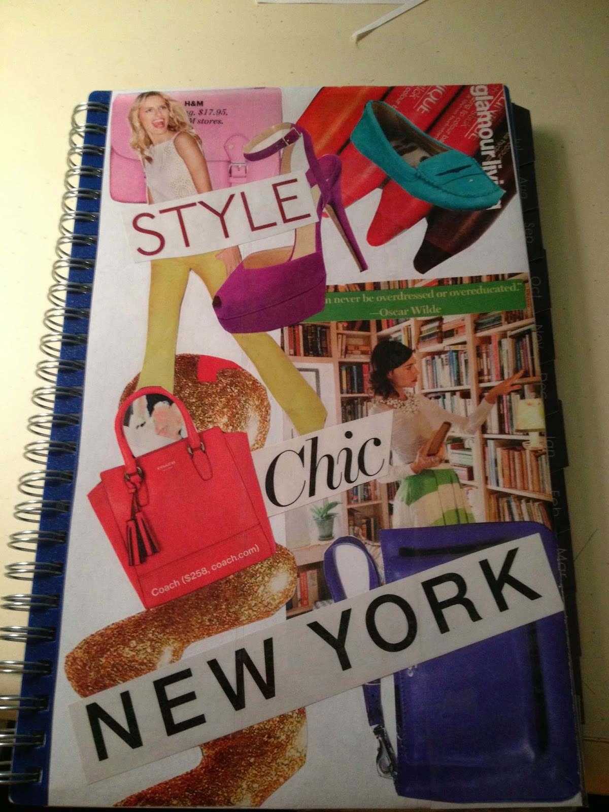 Stylish.Classy.Creative DIY Collage Notebook Cover