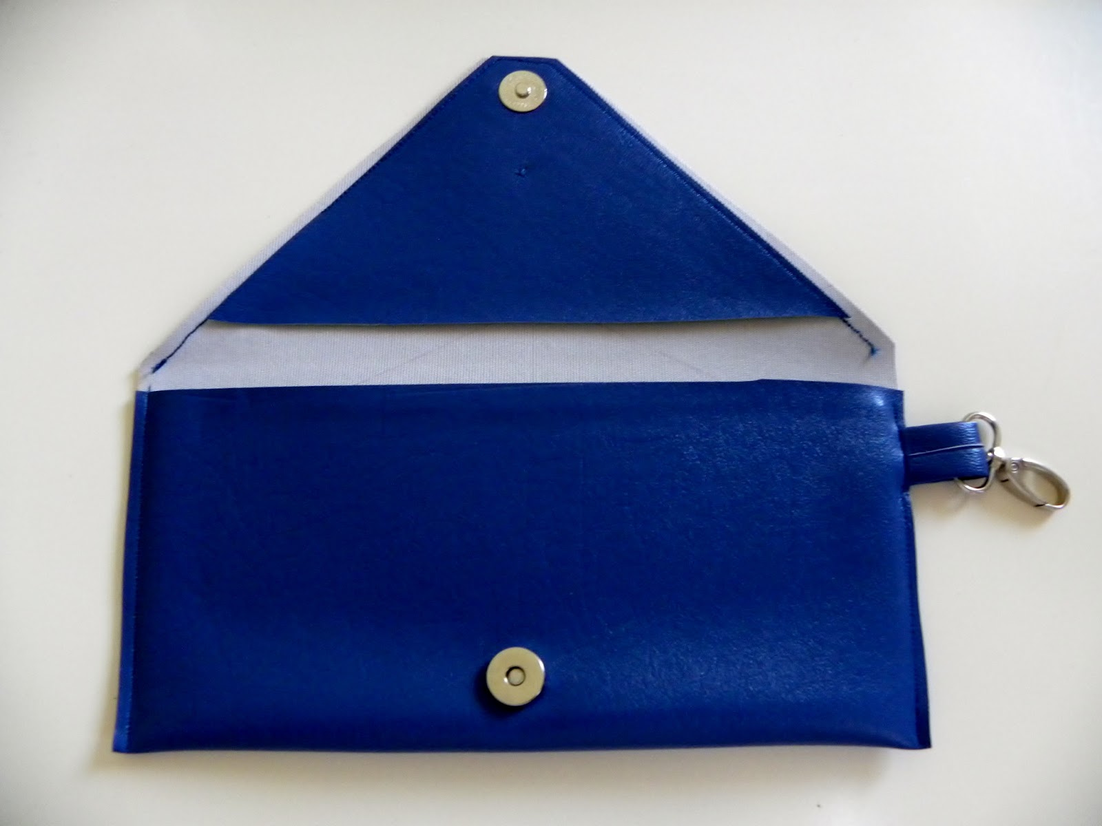 Moments of Delight...Anne Reeves Marine Vinyl Clutch