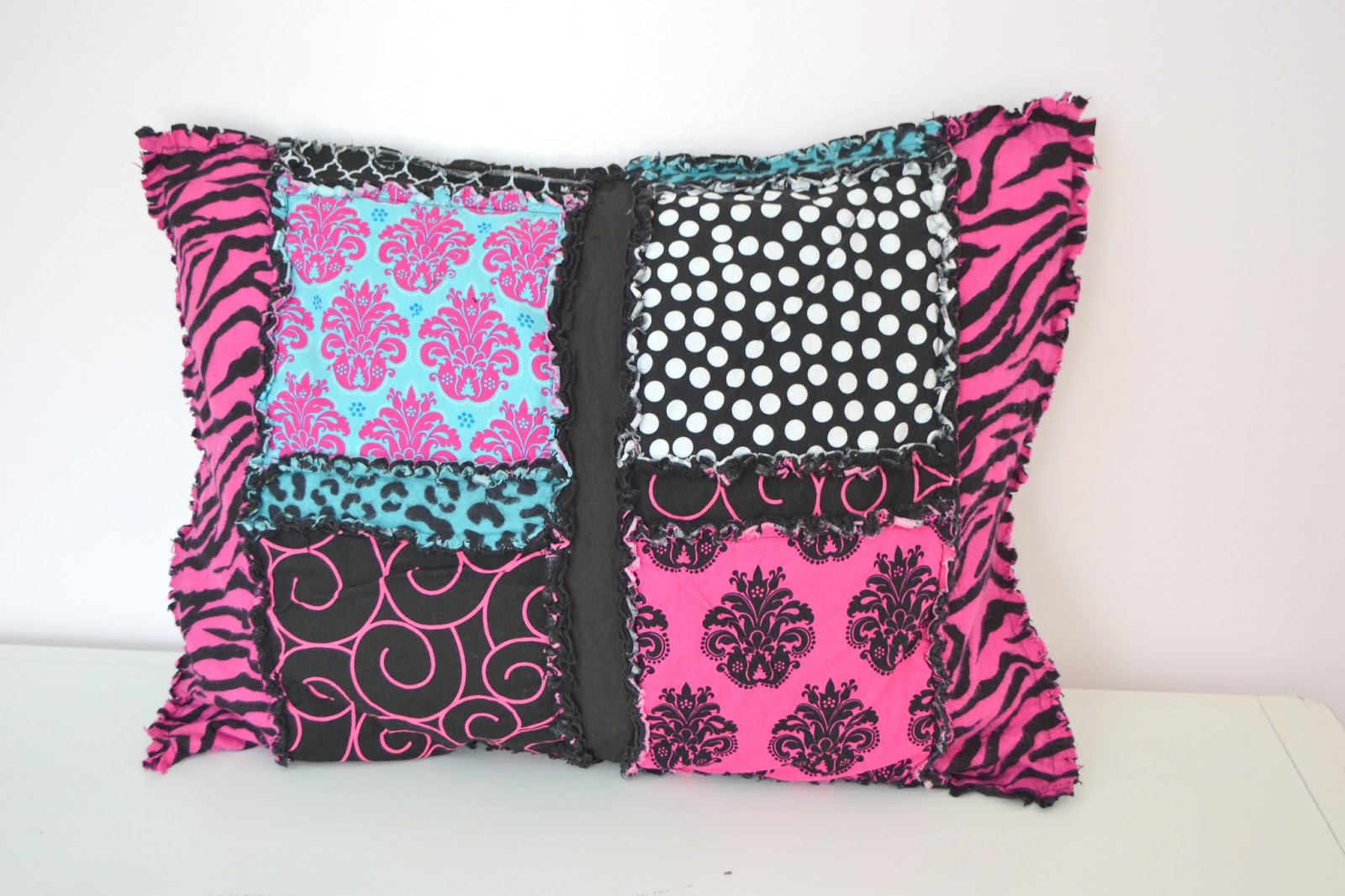 Rag Quilt Pillow Sham Sewing Pattern A Vision to Remember All Things