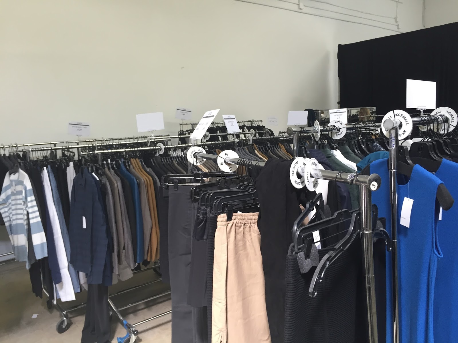 My Superficial Endeavors Vince Sample Sale Scores