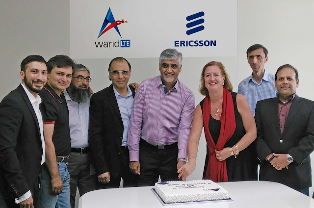 Ericsson congratulates Warid Telecom on 10thAnniversary