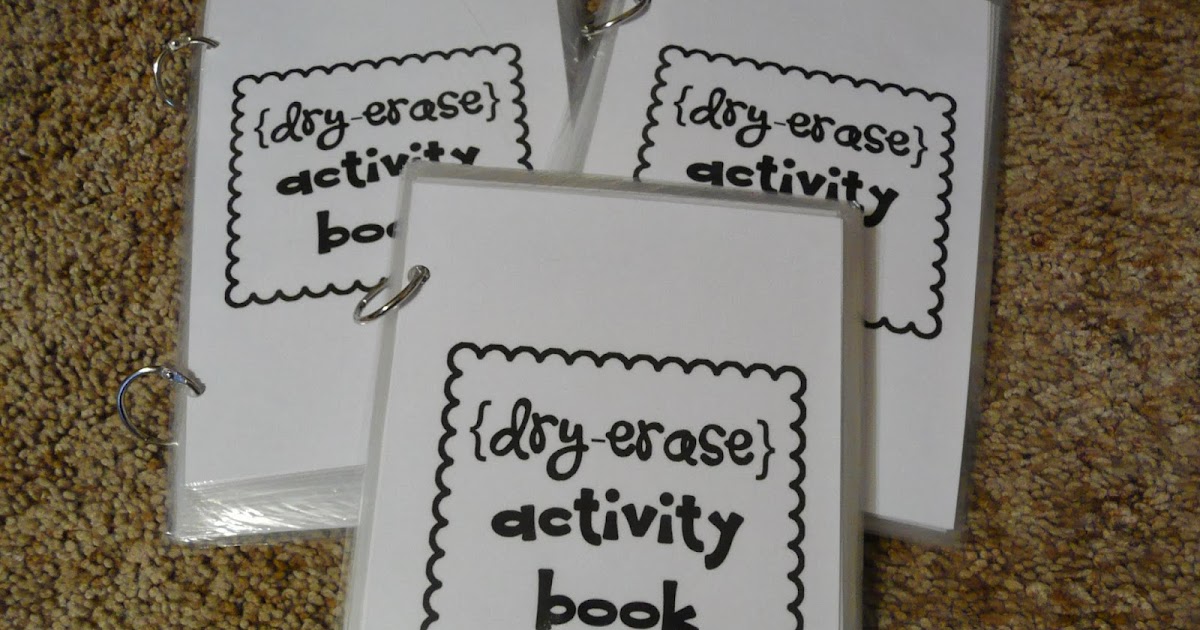 Howling Horn Dry Erase Activity Books