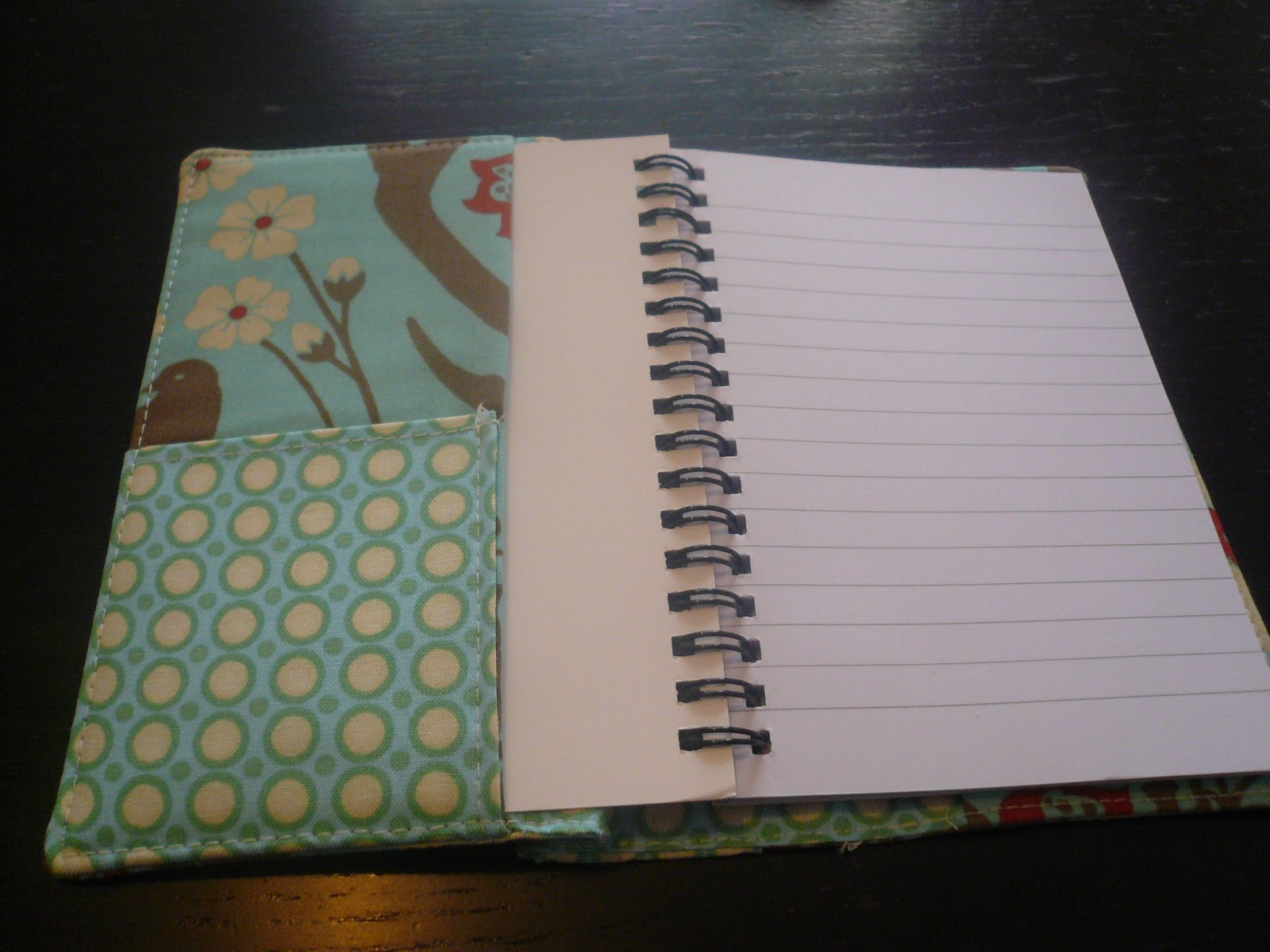 Five Go Blogging How To Make A Notebook Fabric Cover