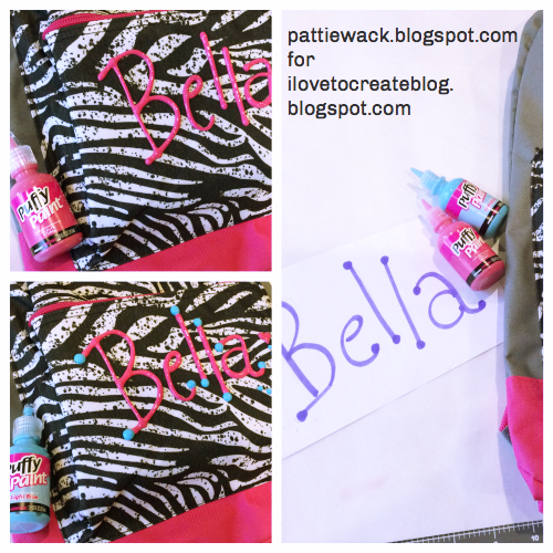 get wacky and crafty with pattiewack puffy paint backpack for back
