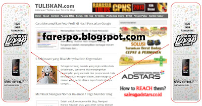 Cara Membuat Iklan Melayang di Sisi Kanan dan Kiri Blog Cara Membuat Iklan Melayang di Sisi Kanan dan Kiri Blog