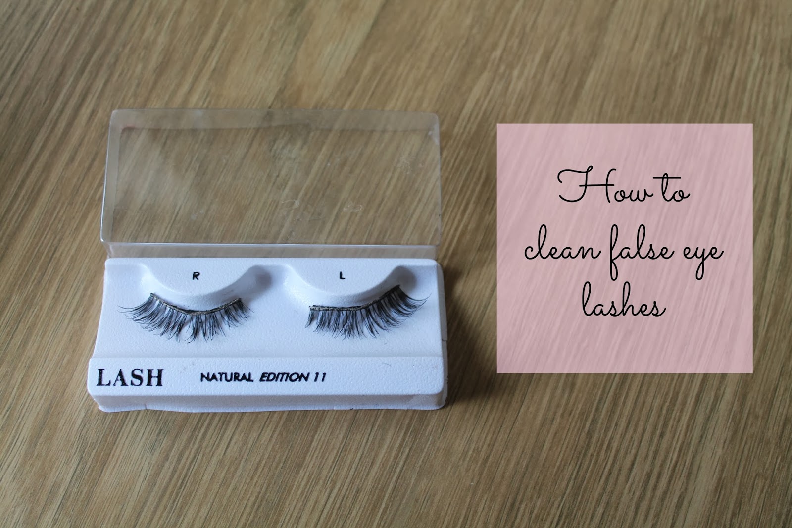 how to clean false lashes