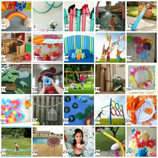 50 Cool Things to do with Pool Noodles Pool Noodle Games DIY Craft