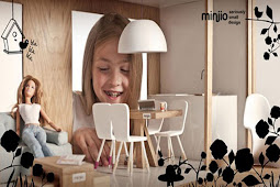 Funny Modern Home for Barbie That Seems IKEA-Inspired by Miniio