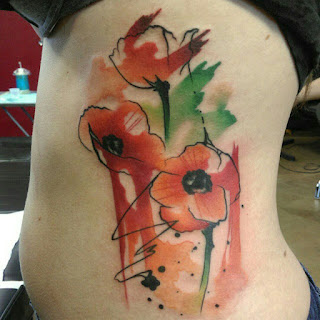 Watercolor Poppies Tattoo Watercolor Poppies Tattoo