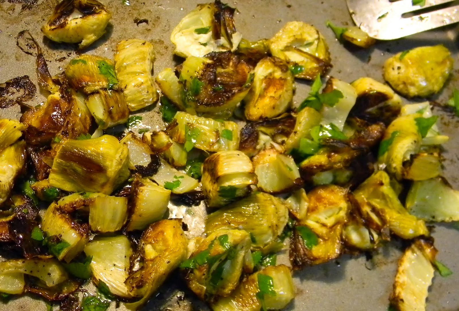 Step by Step in the kitchen Martha & Me cook Roasted Fennel and