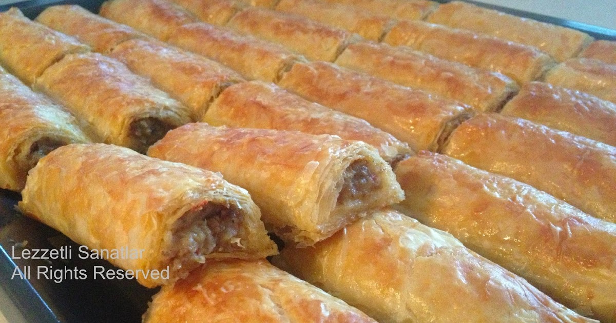 Lezzetli Sanatlar BAKLAVALIK YUFKADAN KOL BÖREĞİ