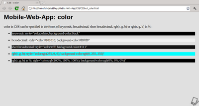 define color in CSS define color in CSS