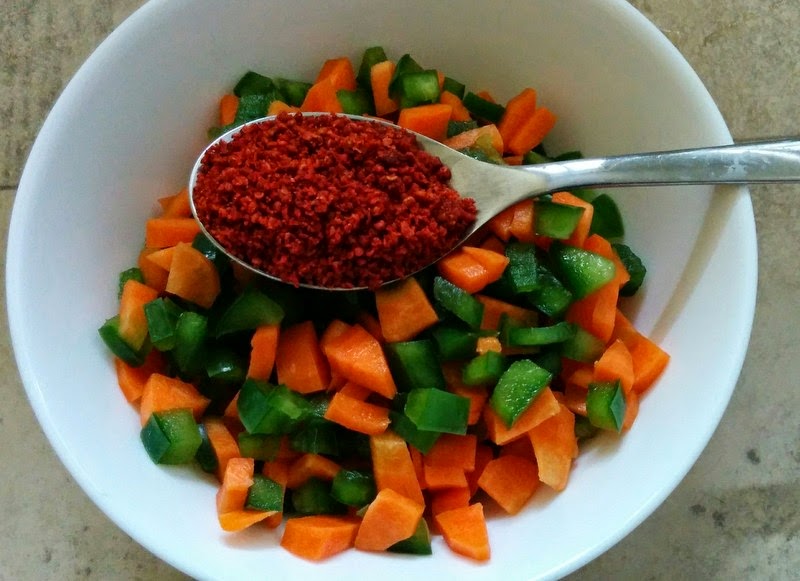 Recipe of Quick Carrot & Capsicum Pickle, Instant Carrot & Capsicum