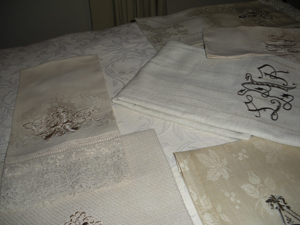 A Slice of Life Embellished Antique Linens Part II