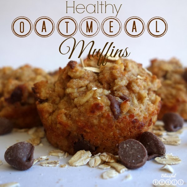 BLISSFUL ROOTS Healthy Oatmeal Muffins