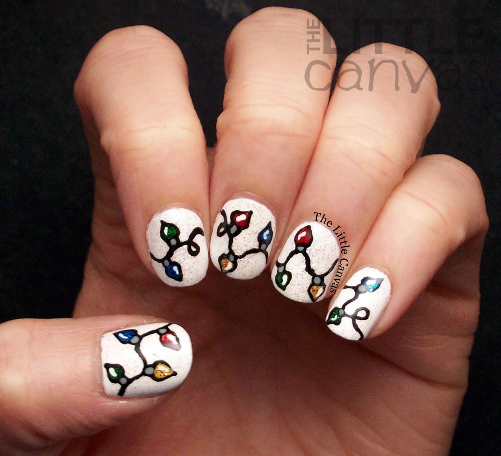 Christmas Light Manicure