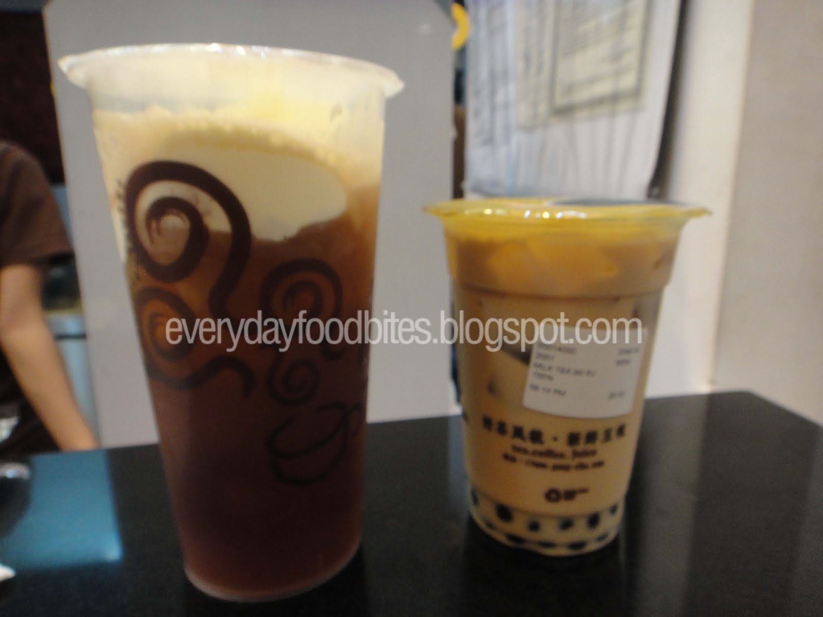 Everyday Food Bites Gong Cha Ice Cream Tea & Milk Tea With Pearls