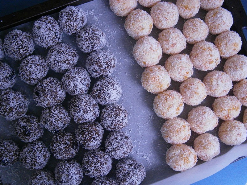 forkmyfood rum balls and apricot balls