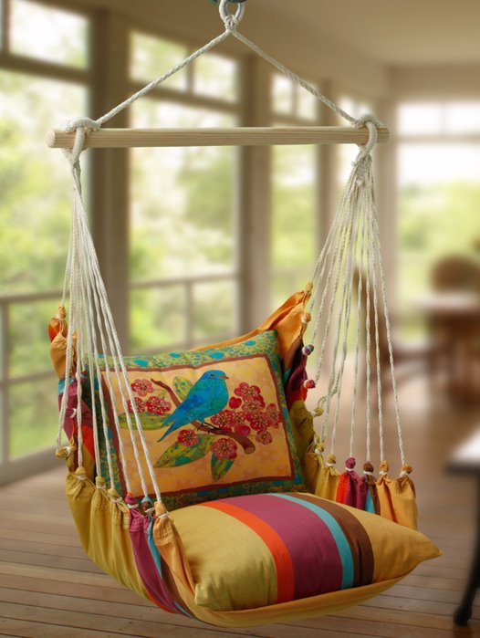 Paseando estos días por la web, encontré este sillón-hamaca que me Paseando estos días por la web, encontré este sillón-hamaca que me