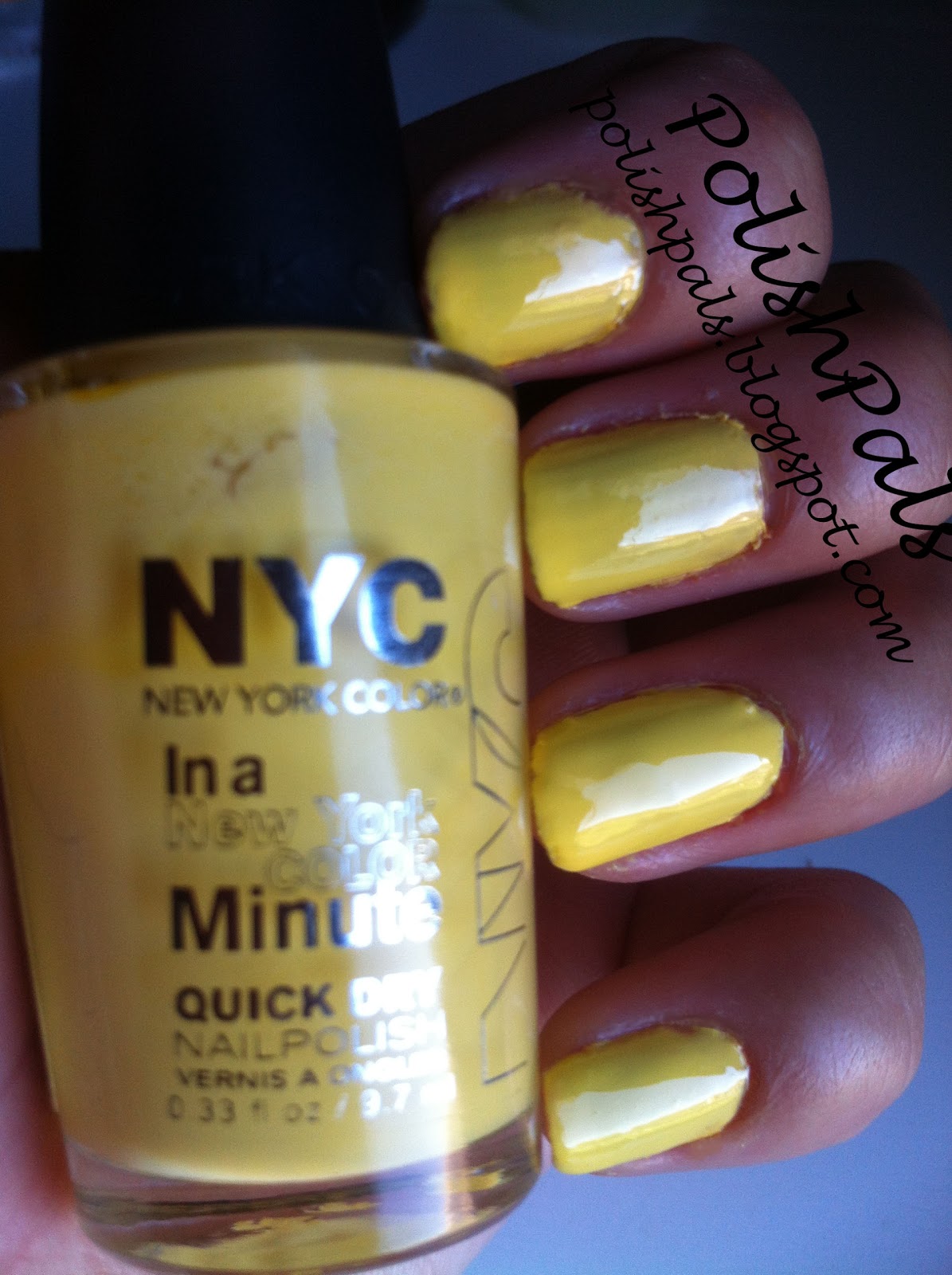 Polish Pals: Day 3 - Yellow Nails