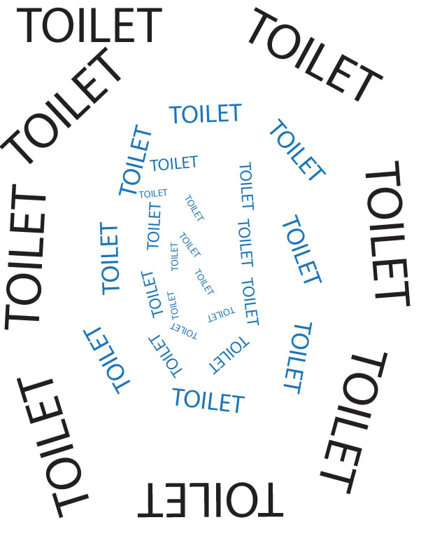 Jose M. Computer Art Portfolio Toilet The Word