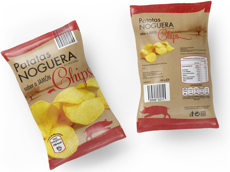 Packaging of the world Potato chips, Potato crafts