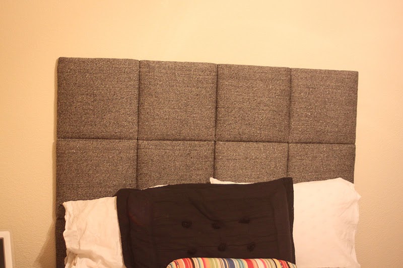 Embellish {tutorial} Upholstered Headboard Squares