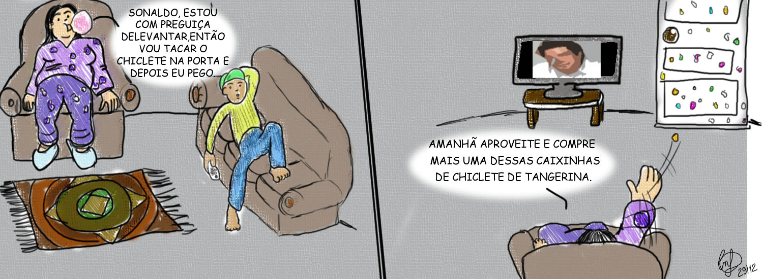 Típica noite em família