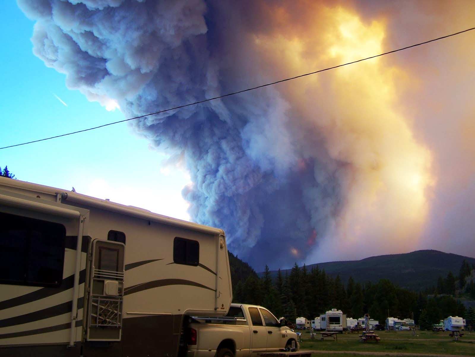 NewsChannel 10 Viewer Weather Pics West Fork Fire near South Fork, CO
