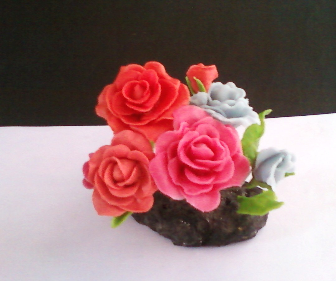 CRAFT WORLD Cold Porcelain Clay Roses