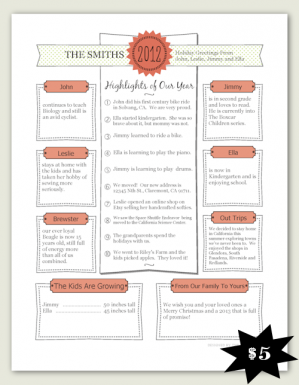 year in review free template