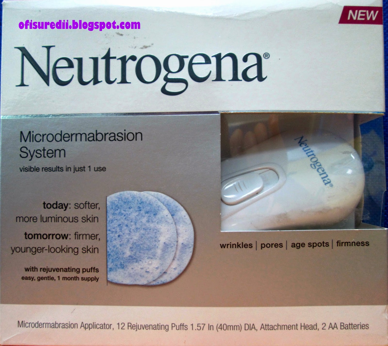 Neutrogena Microdermabrasion System Review ofisu redii