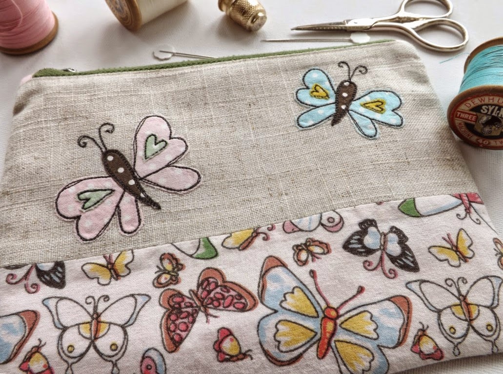 SewforSoul Butterfly Zipper Pouch
