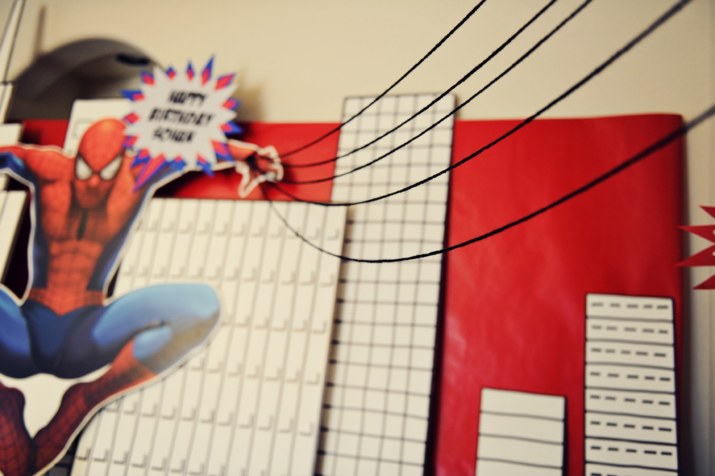 The Party Wall Spiderman Birthday Party Part 4 Decorations