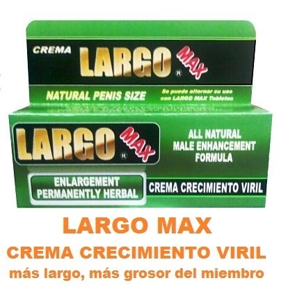 CREMA LARGO MAX PARA CRECIMIENTO DEL PENE