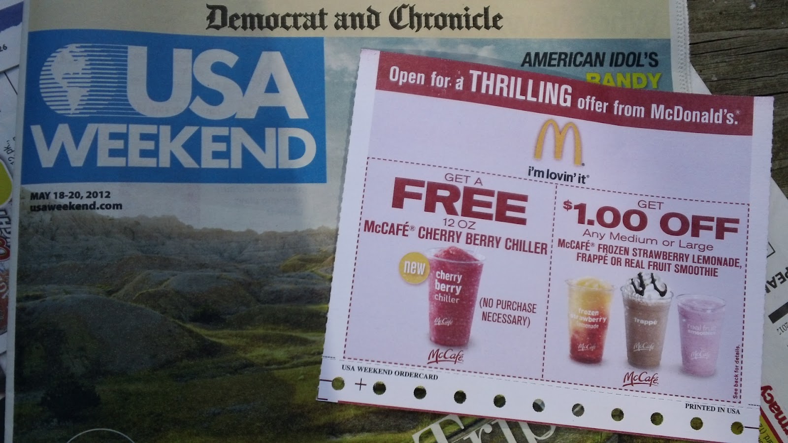 Extreme Couponing Mommy: FREE McCafe Cherry Berry Chiller McDonalds Coupon ~ NO ...1600 x 900