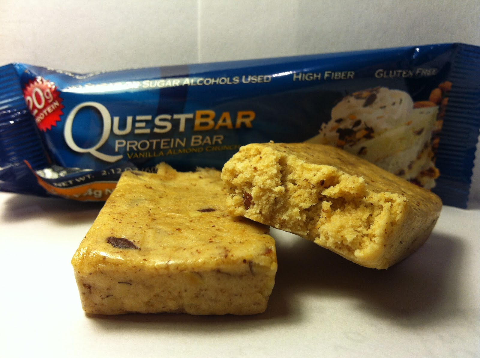 Crazy Food Dude Review Quest Vanilla Almond Crunch Protein Bar