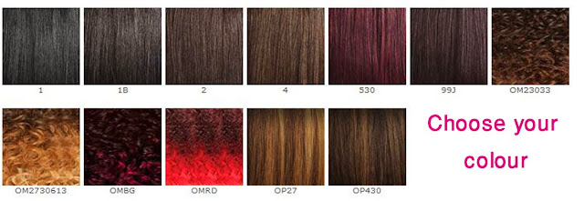 Equal Wig Color Chart