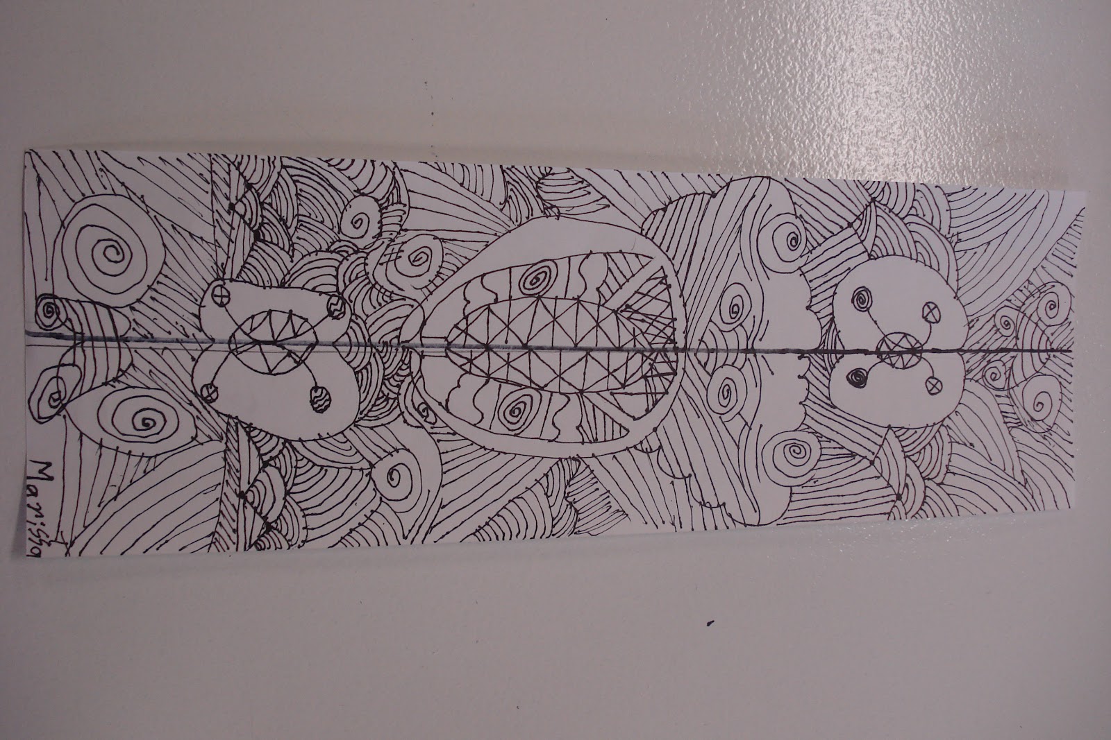 Drawing Lines In Qml : The crearttivity spot rd grade symmetrical line drawings