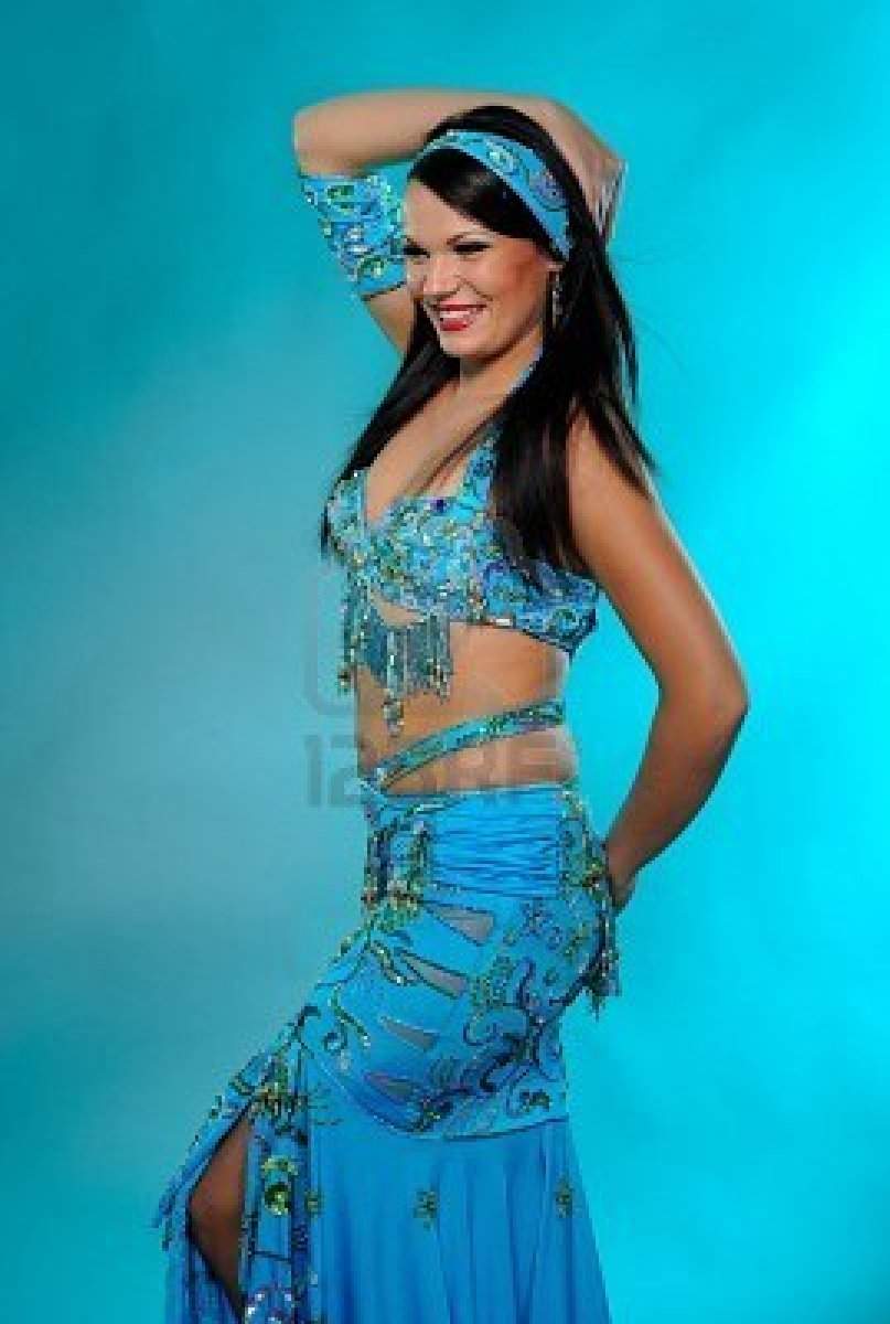 Beautiful Belly Dance Costume in American Beautiful Belly Dance