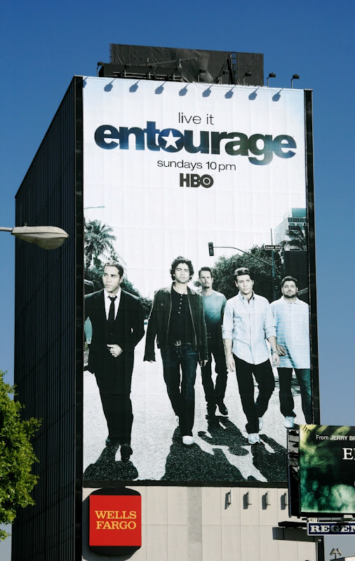 Giant Entourage season 5 billboard