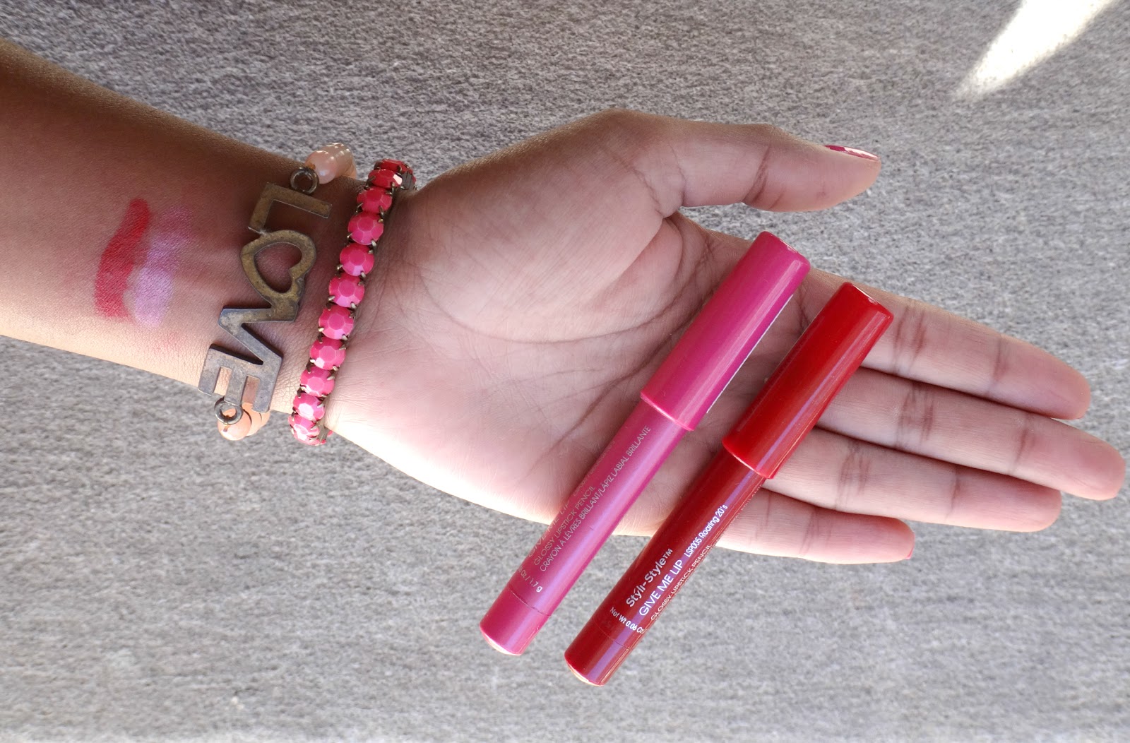 styli style lipsticks styli style give me lip swatches