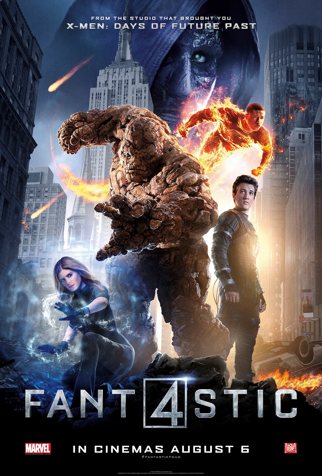 Первый постер Фантастической 4 с Думом