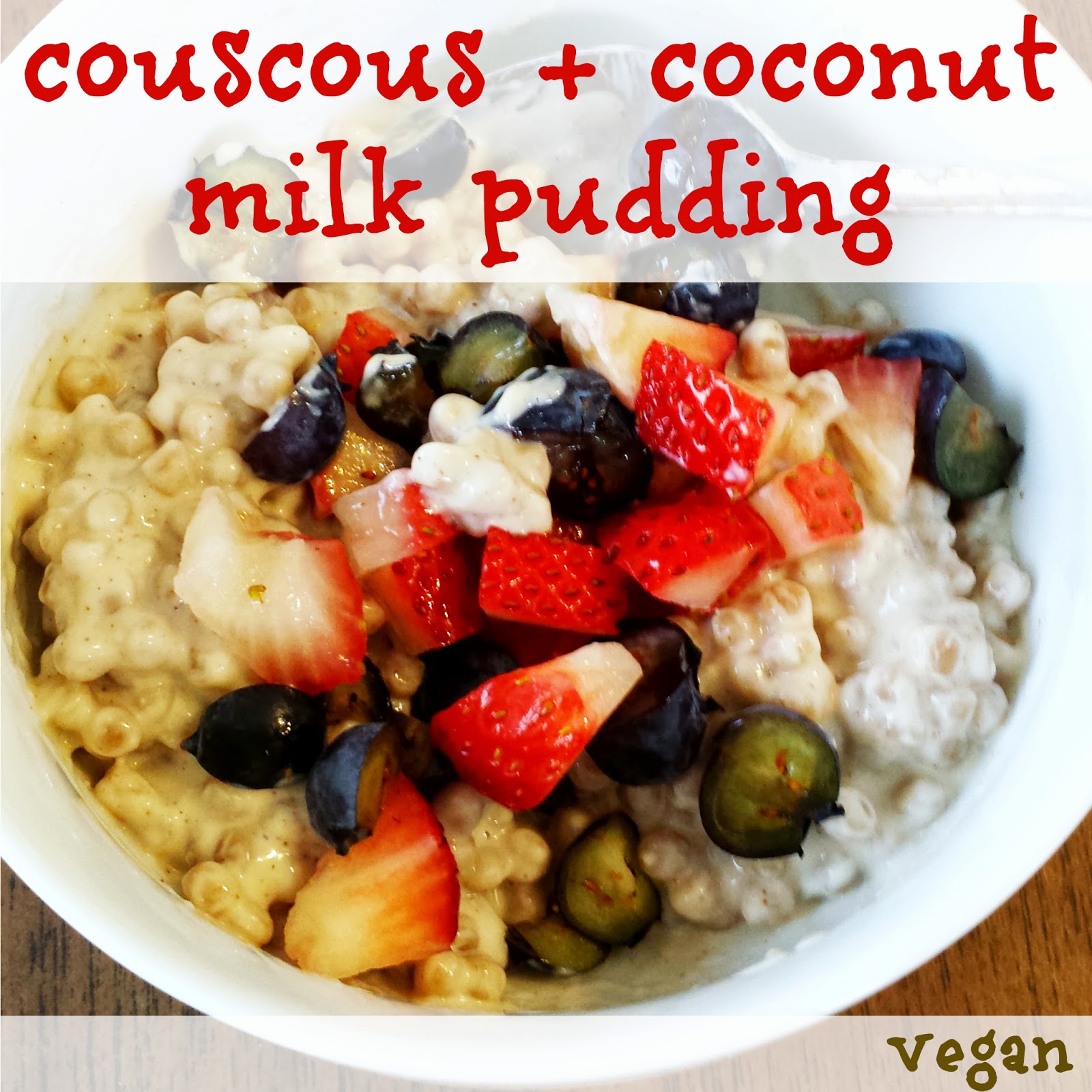 Studiok Couscous Coconut Milk Pudding