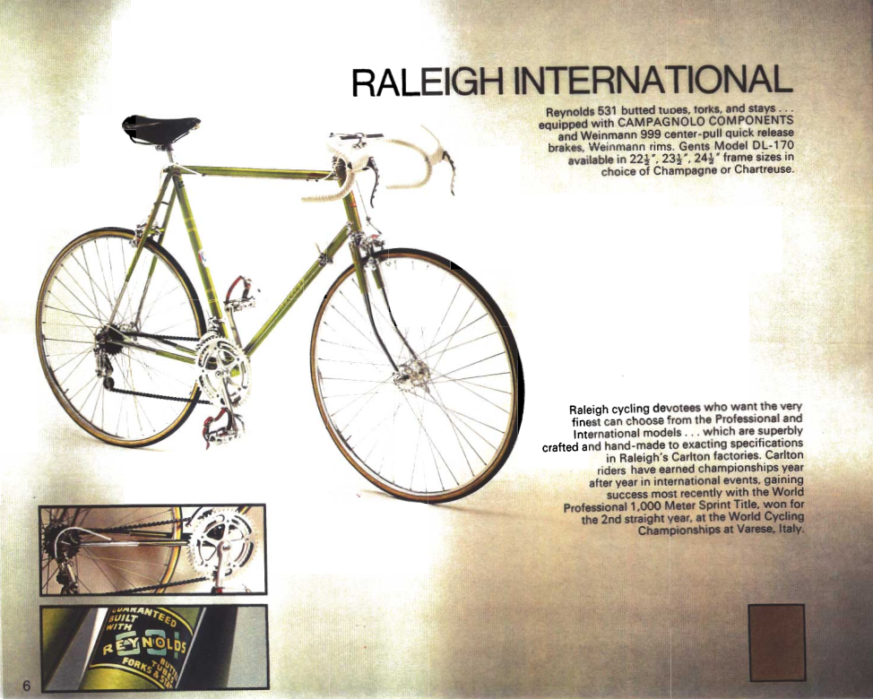 1974 raleigh international